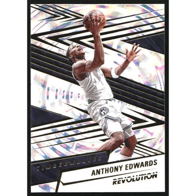 2024-25 Panini Revolution Fractal #40 Anthony Edwards
