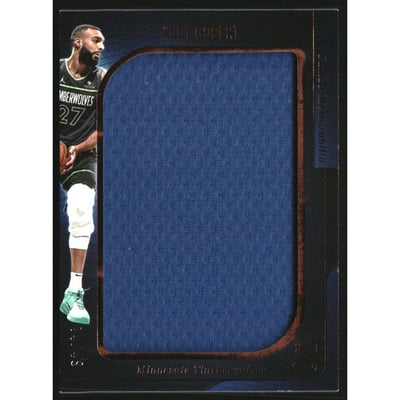 2024-25 Panini Silhouette Jumbo Memorabilia Bronze #16 Rudy Gobert