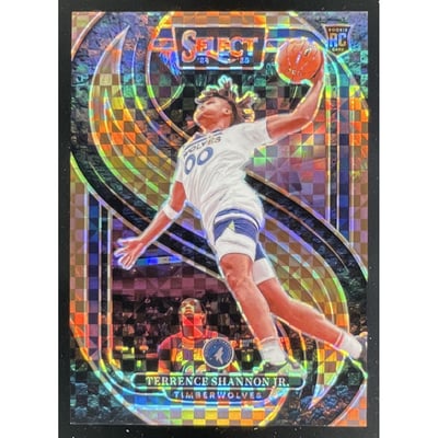 2024-25 Select Concourse Bronze Checker Prizm #78 Terrence Shannon Jr. RC /49