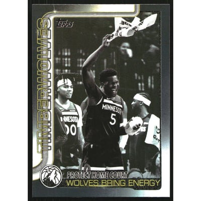 2025-26 Topps Blackout #287 Protect Home Court/Terrence Shannon Jr/Anthony Edwards