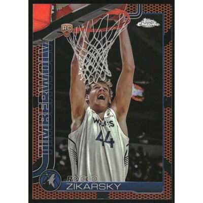 2025-26 Topps Chrome Basketball Refractors #296 Rocco Zikarsky