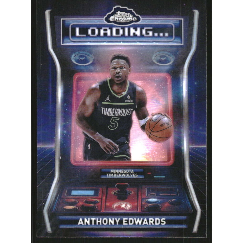 2025-26 Topps Chrome Loading… Refractors #LD3 Anthony Edwards
