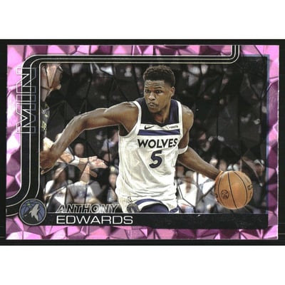 2025-26 Topps Diamante Pink #108 Anthony Edwards