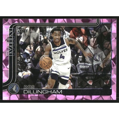 2025-26 Topps Diamante Pink #114 Rob Dillingham