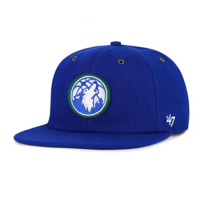 Minnesota Timberwolves '47 Wool Captain Adjustable Hat - Blue