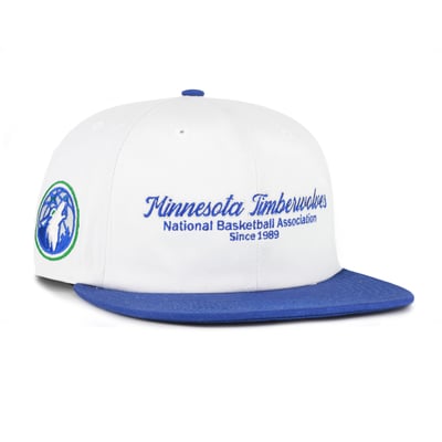 Minnesota Timberwolves '47 Script Stack Captain Snapback Hat - Cream