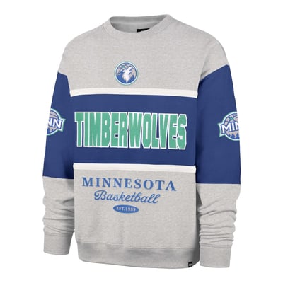 Minnesota Timberwolves '47 Blockfield Maximalist Sweatshirt - Gray
