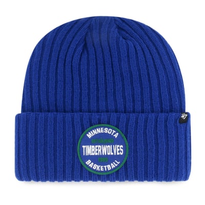  Minnesota Timberwolves '47 Ribbed Snowdrift Cuffed Knit Hat - Royal