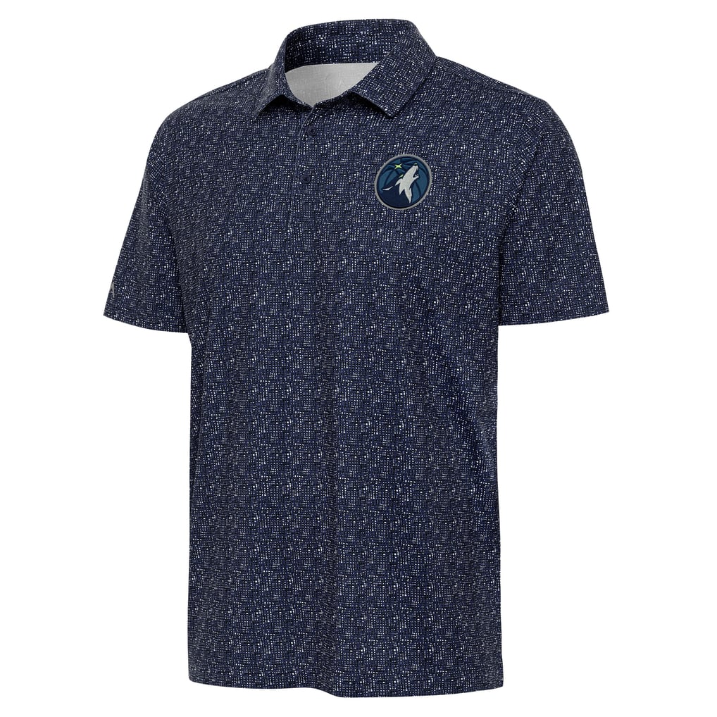 Minnesota Timberwolves Antigua Figment Polo - Navy