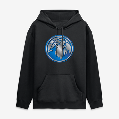 Minnesota Timberwolves  Metallic Mascot Hoodie - Black
