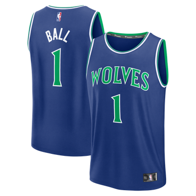 LaMelo Ball Minnesota Timberwolves Fanatics Fast Break Jersey - Icon Edition - Blue
