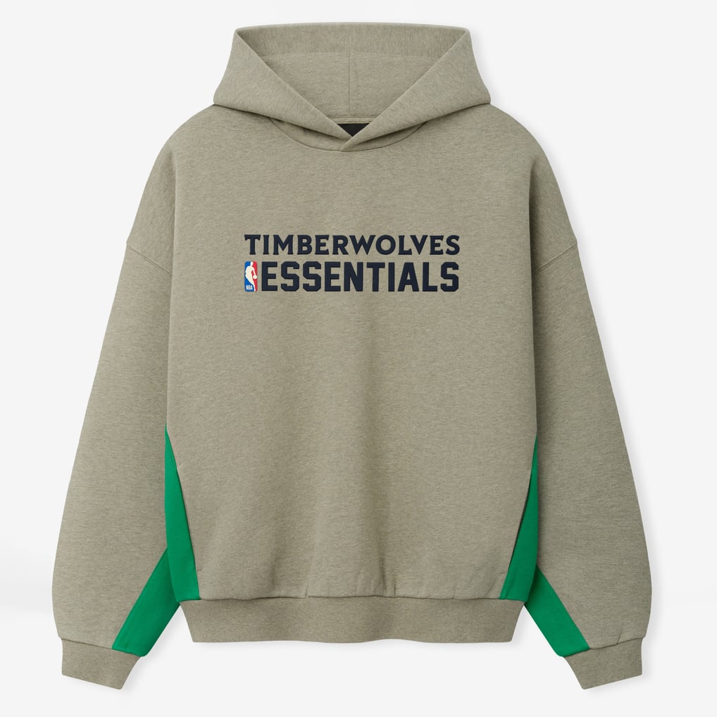 Men's Minnesota Timberwolves Fear of God Heather Gray 90s Relaxed Hoodie