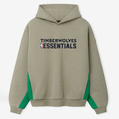 Minnesota Timberwolves Fear of God 90s Relaxed Hoodie - Heather Gray