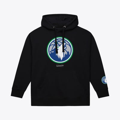  Minnesota Timberwolves Mitchell & Ness Basic Fleece Hoodie - Black