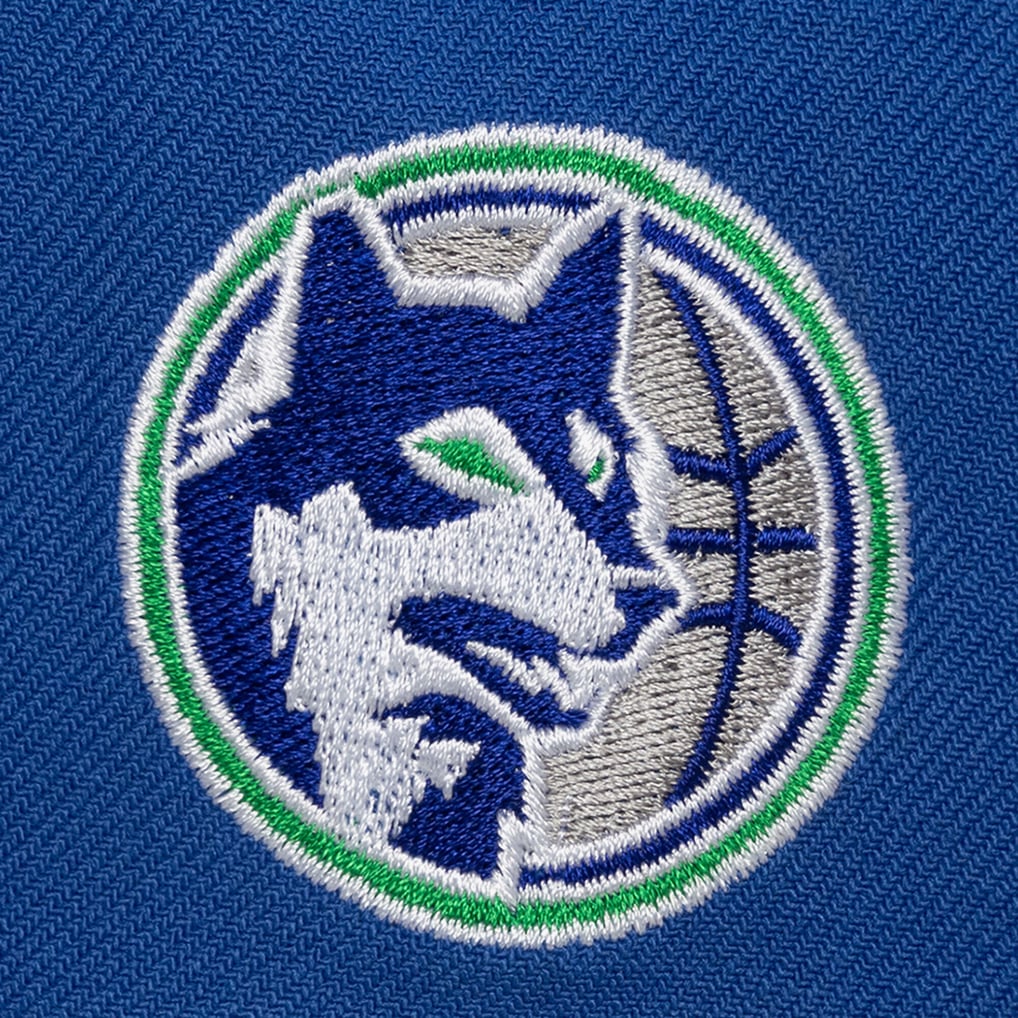 Minnesota Timberwolves Mitchell & Ness Head Coach Snapback Hat - Blue