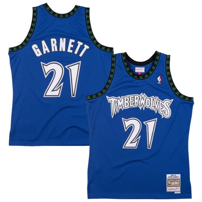 Kevin Garnett Minnesota Timberwolves Mitchell & Ness Big & Tall Hardwood Classics 2003/04 Swingman Jersey - Blue