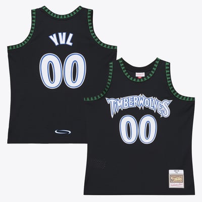 Minnesota Timberwolves Mitchell & Ness x Playboi Carti 1997-98 Swingman Jersey - Black