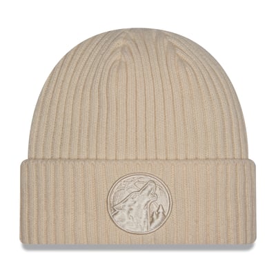 Minnesota Timberwolves New Era Color Pack Cuffed Knit Hat - Cream