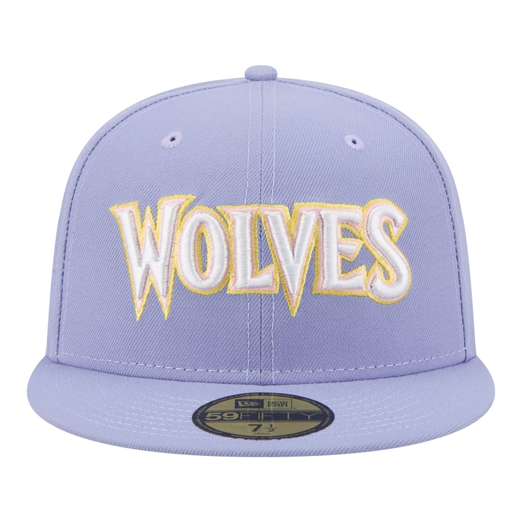 Minnesota Timberwolves New Era Color Pack 59FIFTY Fitted Hat - Lavender