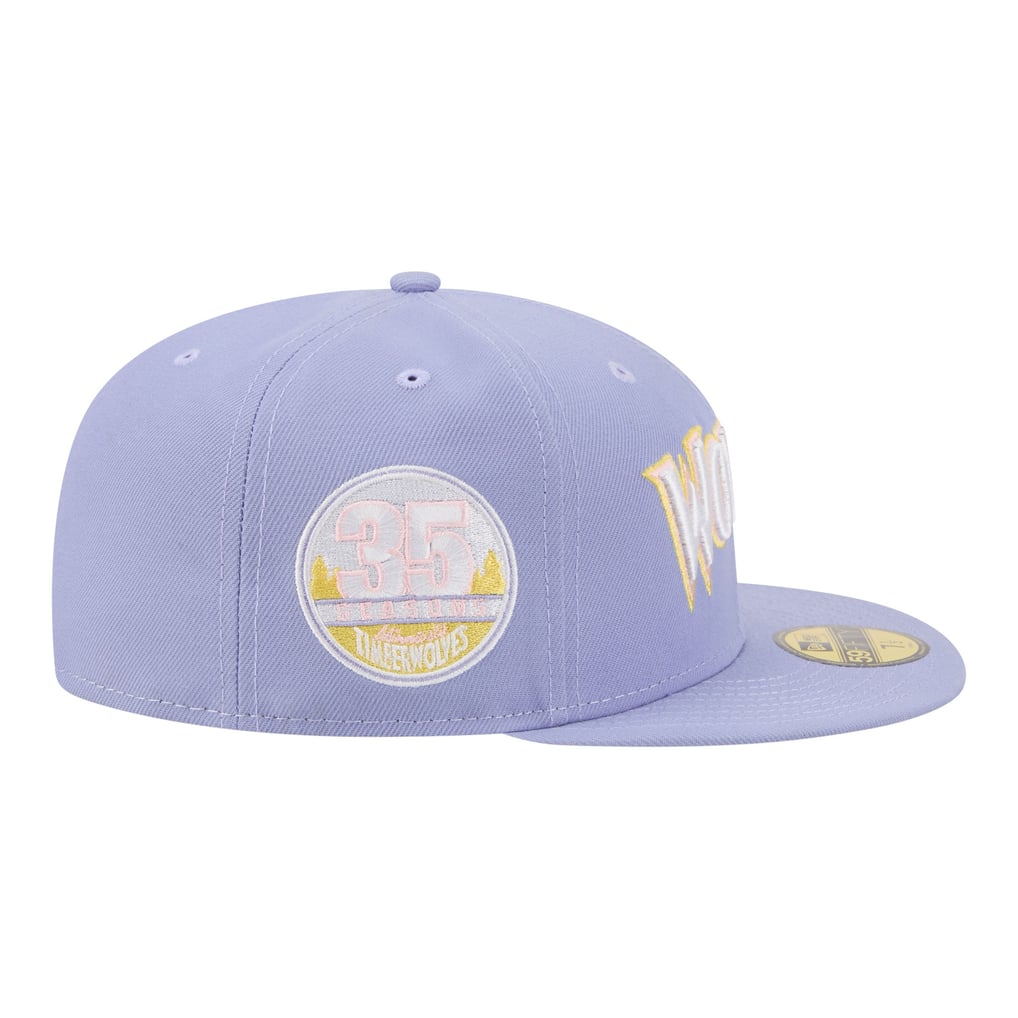 Minnesota Timberwolves New Era Color Pack 59FIFTY Fitted Hat - Lavender