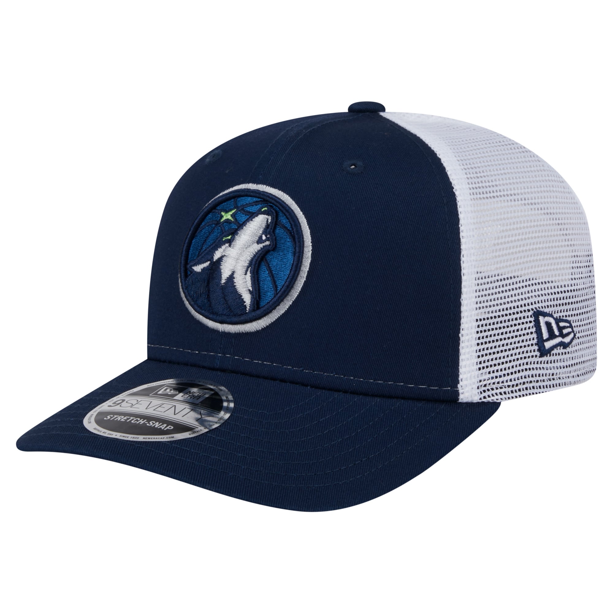 Men's Minnesota Timberwolves New Era Navy/White Trucker 9SEVENTY ...