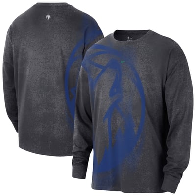 Minnesota Timberwolves Nike 2026/27 Standard Issue Game Theater Team Anthem Long Sleeve T-Shirt - Gray