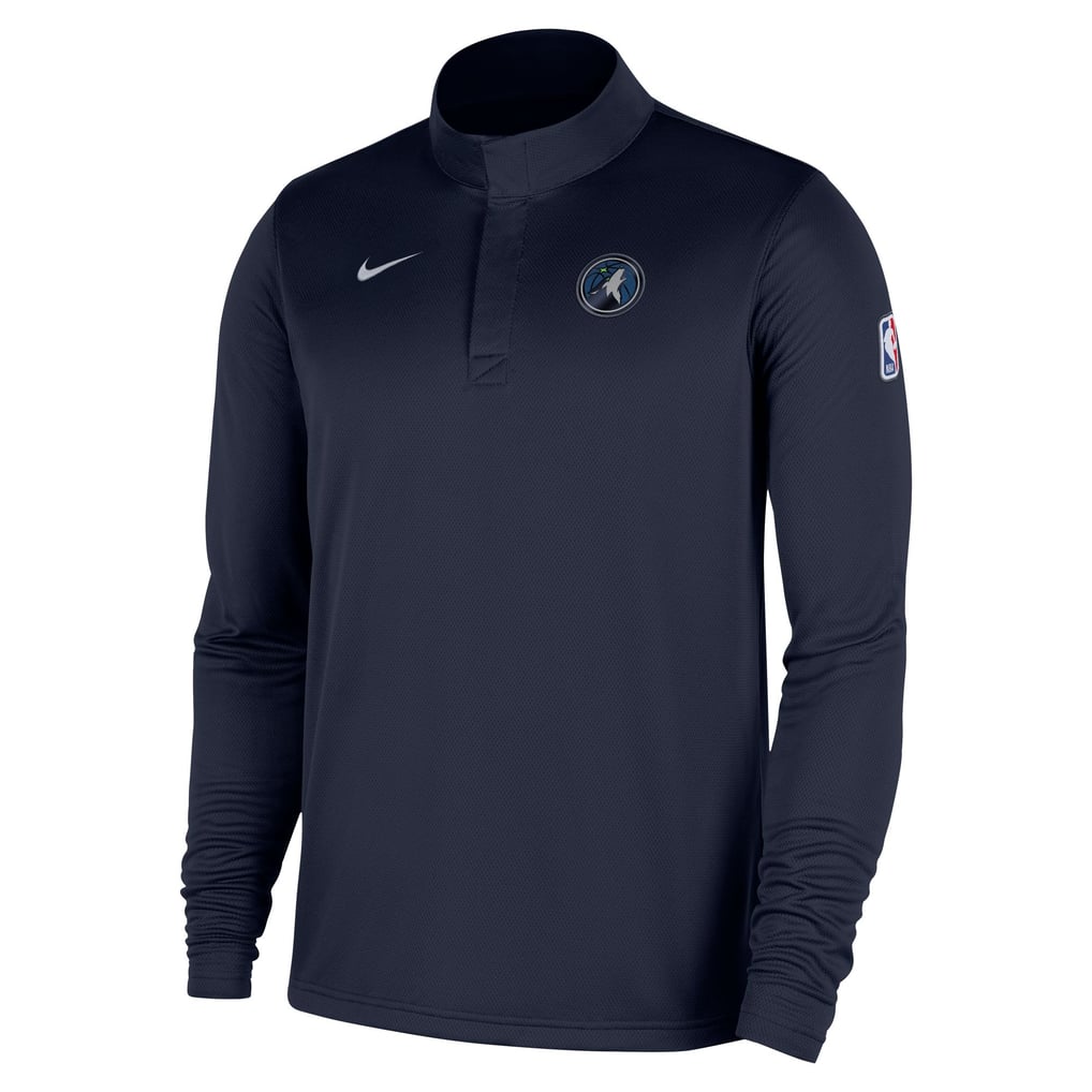 Minnesota Timberwolves Nike Authentic Coaches Quarter-Zip Dri-FIT Top - Navy