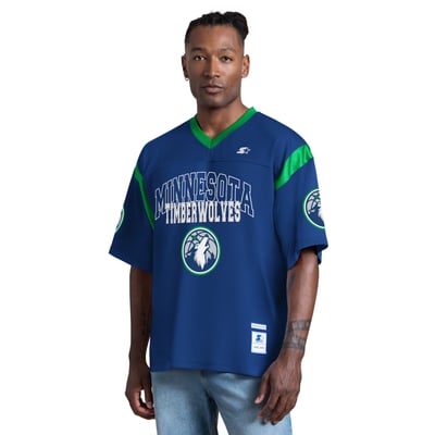 Minnesota Timberwolves Starter Game Day V-Neck T-Shirt - Blue