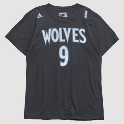 Minnesota Timberwolves Adidas 2010s T-shirt - Black - S by Fanatics Real Vintage
