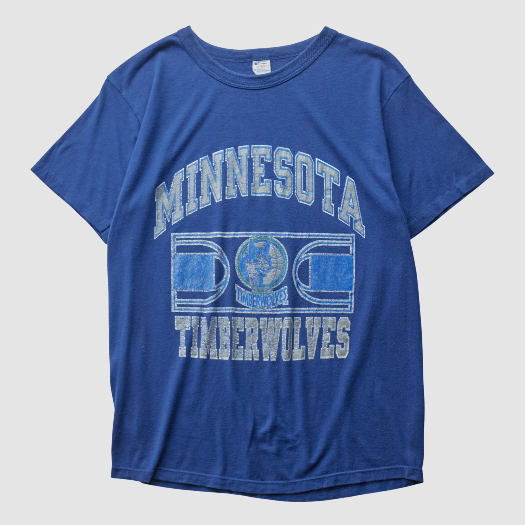 Minnesota Timberwolves Champion 80s T-shirt - Blue - M by Fanatics 