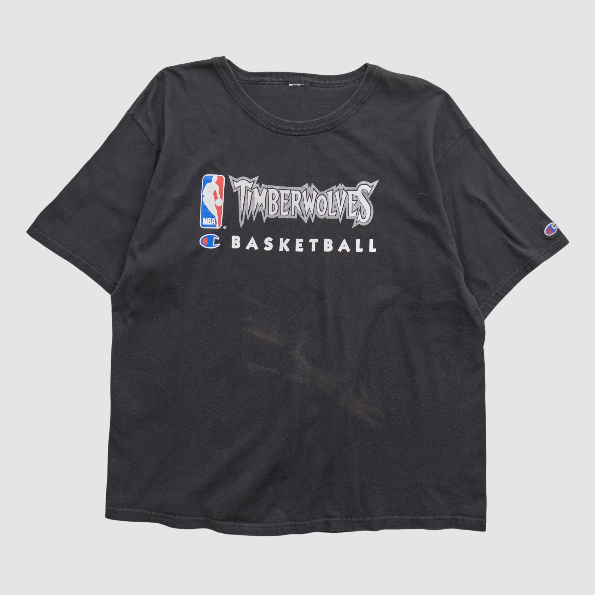 Minnesota Timberwolves Champion 90s T-shirt - Black - L by 