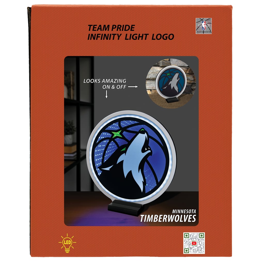 Minnesota Timberwolves LED Infinity Logo Light