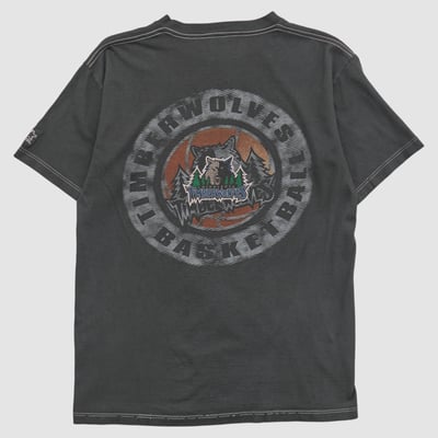 Minnesota Timberwolves Starter 90s T-shirt - Black - S by Fanatics Real Vintage