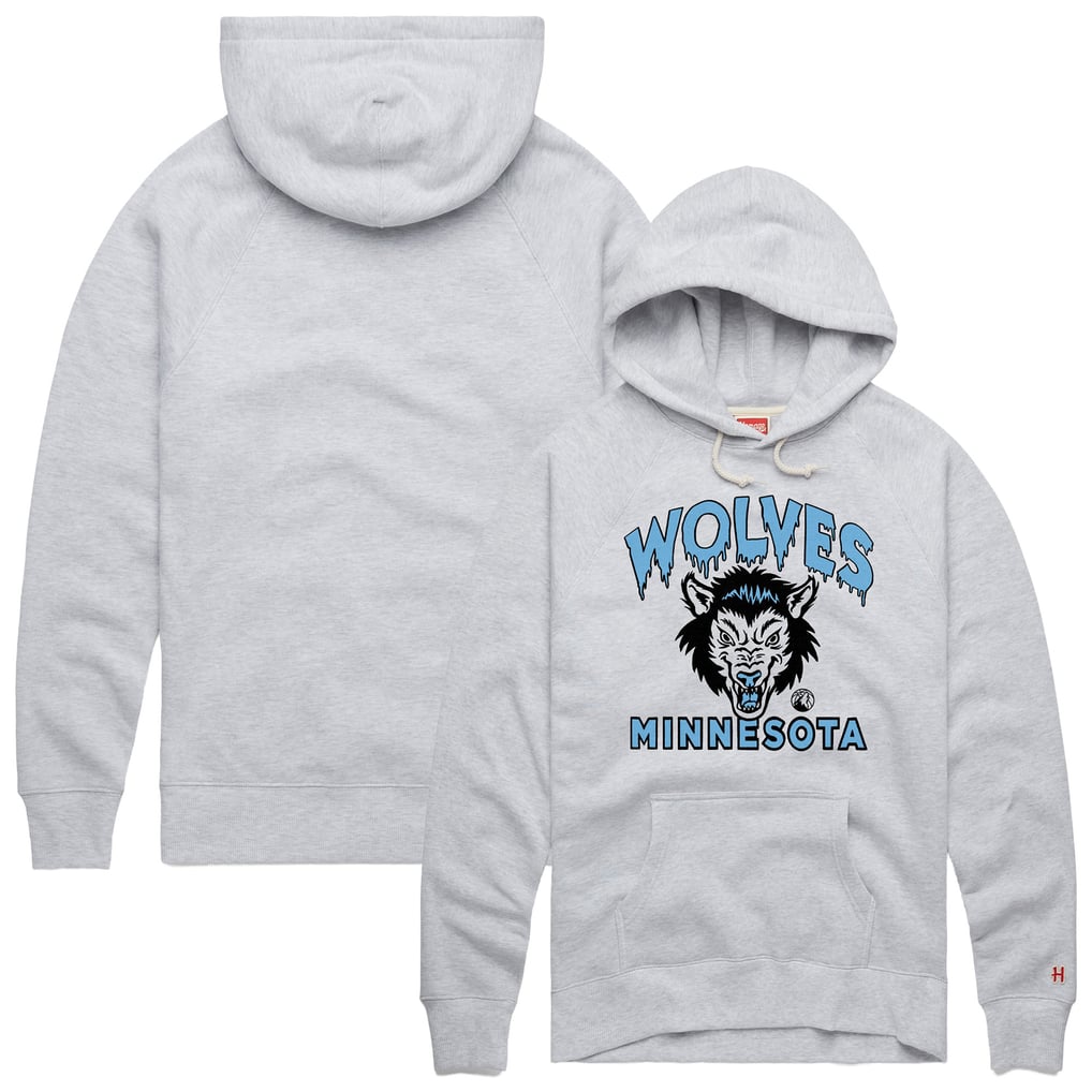 Minnesota Timberwolves Homage Unisex Hometown Edition Tri-Blend Raglan Pullover Hoodie - Ash