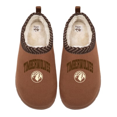 Minnesota Timberwolves ISlide Unisex Tonal Pop Mission Slippers - Tan
