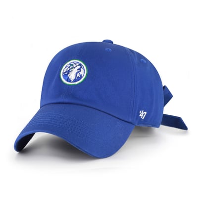 Minnesota Timberwolves '47 Women's  Bow Back Clean Up Adjustable Hat - Royal