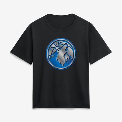 Minnesota Timberwolves Women's Forged Mascot T-Shirt - Black