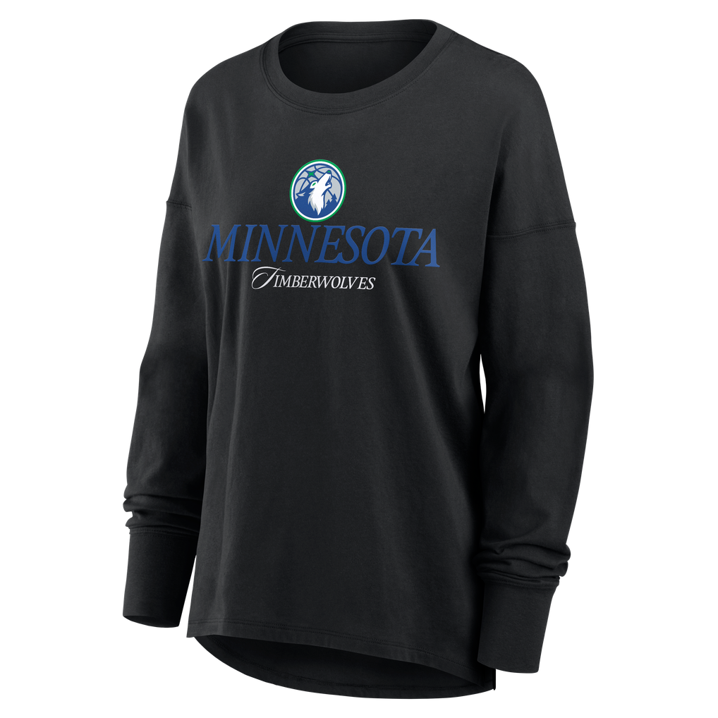 Women's Minnesota Timberwolves Fanatics Black Sprint Drills Legacy Long ...