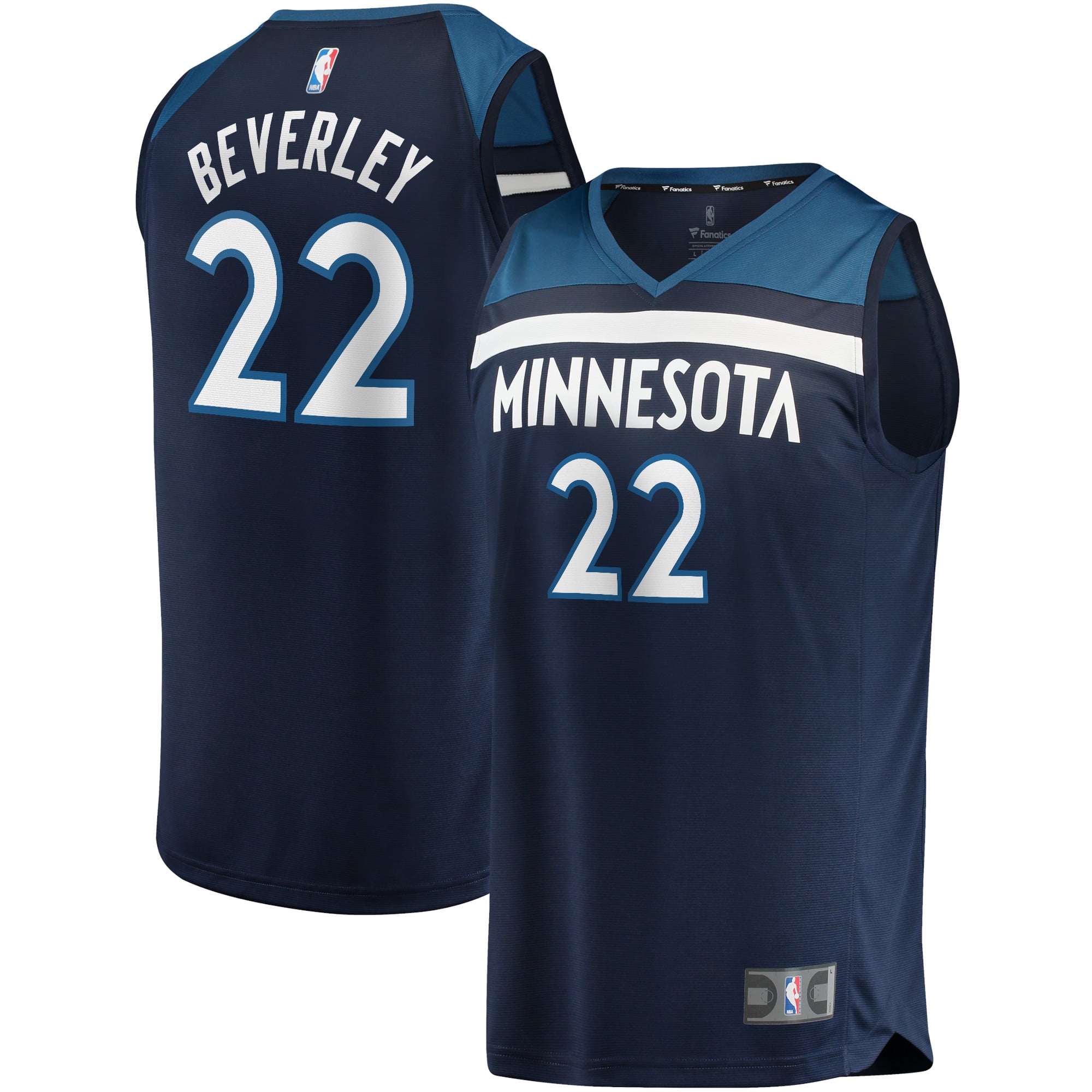 Patrick Beverly ユニフォーム Youth Minnesota Timberwolves Patrick Beverley Fanatics Navy 2021