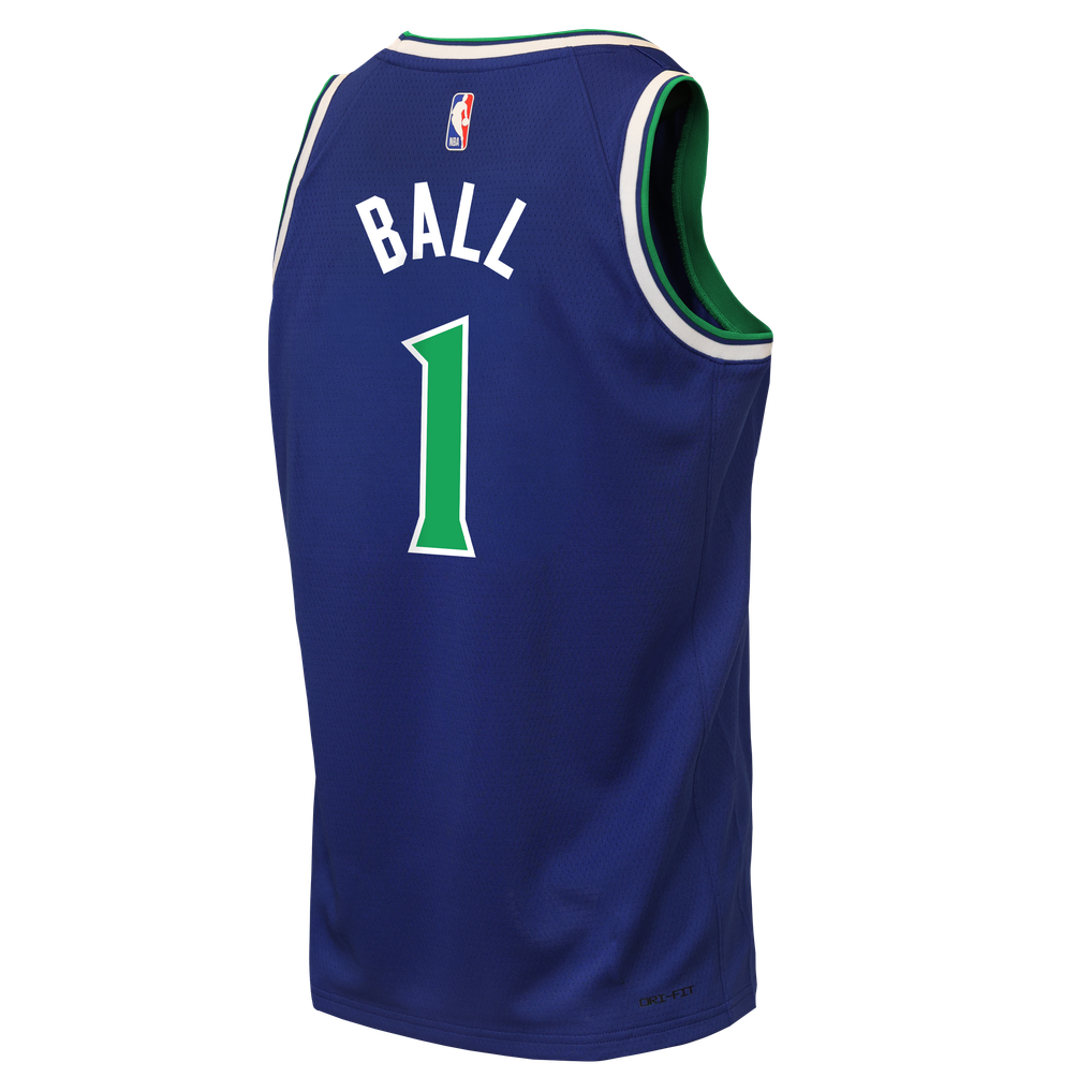 Youth Minnesota Timberwolves LaMelo Ball Nike Blue Swingman Jersey ...