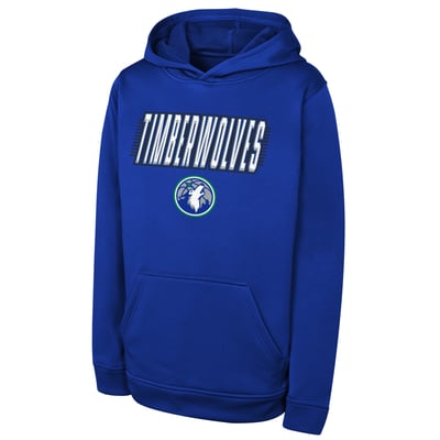 Minnesota Timberwolves Outerstuff Youth Sack Party Performance Hoodie - Blue