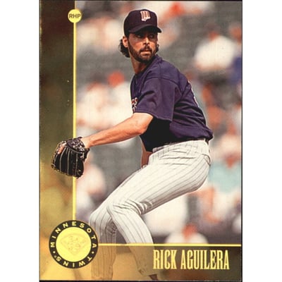 1996 Leaf Gold Press Proofs #133 Rick Aguilera