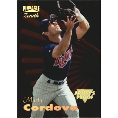 1996 Zenith Artist's Proofs #25 Marty Cordova