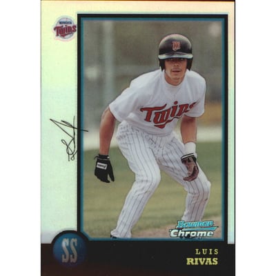 1998 Bowman Chrome Refractors #400 Luis Rivas