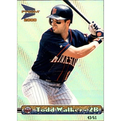 2000 Pacific Prism Premiere Date #86 Todd Walker