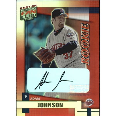 2002 Donruss Best of Fan Club Autographs #229 Adam Johnson/425*