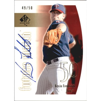 2002 SP Authentic Limited Gold #169 Kevin Frederick FW AU