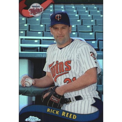 2002 Topps Chrome Black Refractors #389 Rick Reed