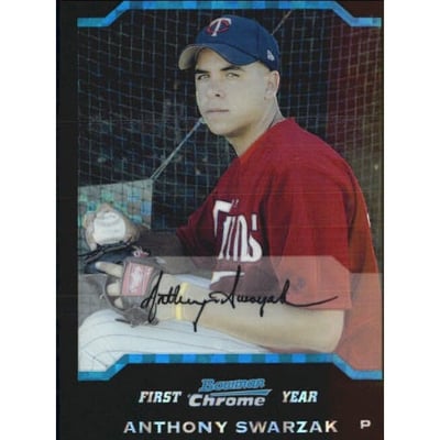 2004 Bowman Chrome Draft X-Fractors #BDP40 Anthony Swarzak