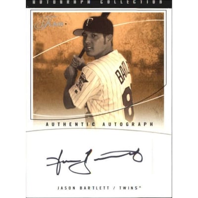 2004 Flair Autograph Crown #JB1 Jason Bartlett